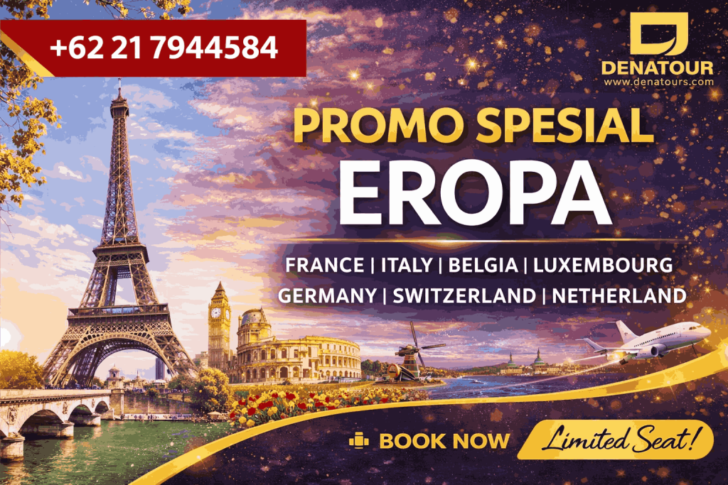 Promo Spesial Eropa - Paket Umrah & Haji Terpercaya Denatour