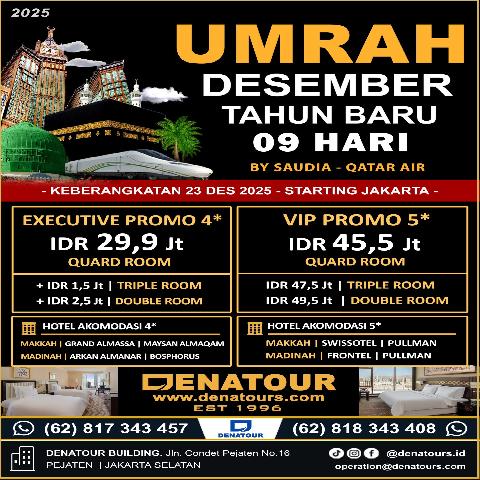 Gambar produk Umrah Desember Vip