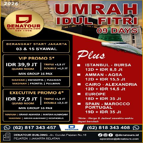 Gambar produk Umrah Idul Fitri Executive