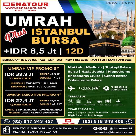 Gambar produk Umrah Plus Istanbul Bursa