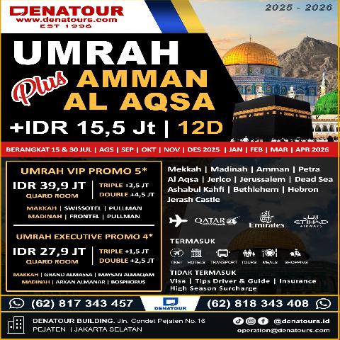 Gambar produk Umra Plus Amman Al Aqsa