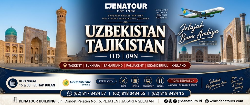 UZBEKISTAN-TAJIKISTAN - KYRGYZTAN - Paket Umrah & Haji Terpercaya Denatour