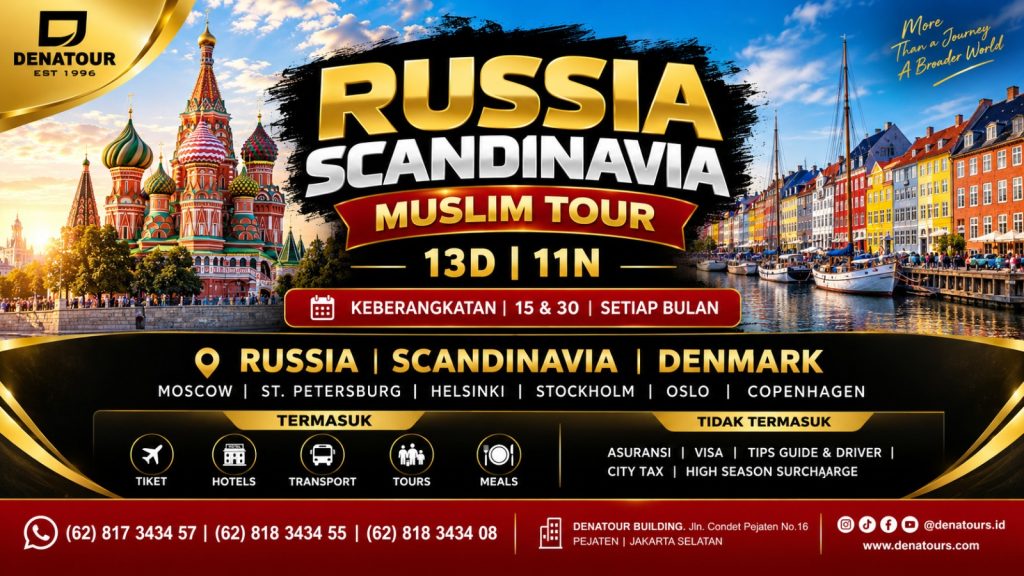 RUSIA - SCANDINAVIA - DENMARK - Paket Umrah & Haji Terpercaya Denatour