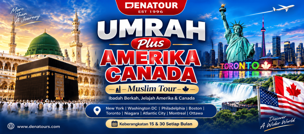 UMRAH PLUS AMERICA CANADA - Paket Umrah & Haji Terpercaya Denatour
