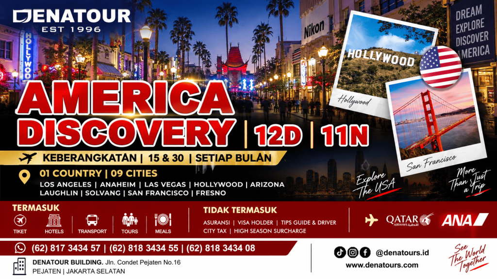 AMERICA DISCOVERY MUSLIM TOUR - Paket Umrah & Haji Terpercaya Denatour