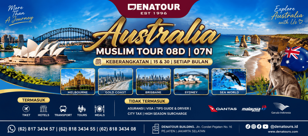 AUSTRALIA MUSLIM TOUR - Paket Umrah & Haji Terpercaya Denatour