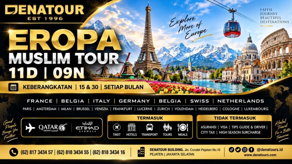 EROPA MUSLIM TOUR - Paket Umrah & Haji Terpercaya Denatour
